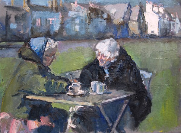 Conversation Walmer seafront 12X16