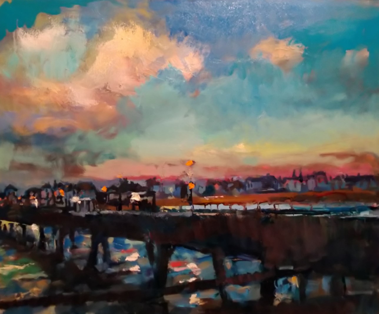 Deal Seafront Sunset 16x20