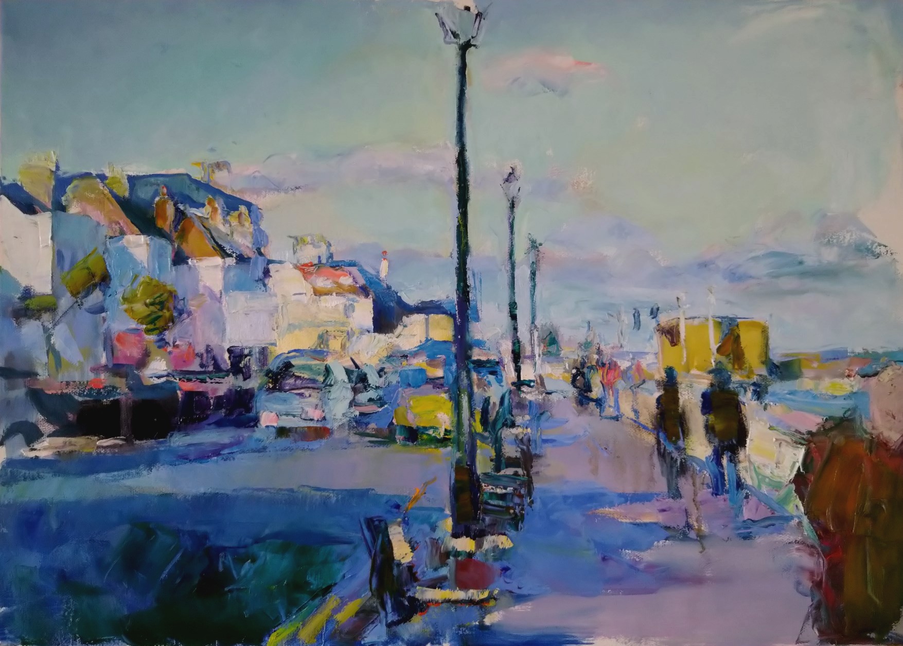 Sunlight and shadows Deal Seafront 16x24
