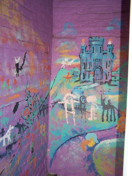 sandwich infant mural castle 